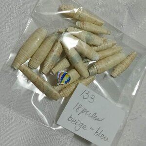 One-of-a-kind handmade/hand rolled paper beads/jewelry making/craft supplies/DIY